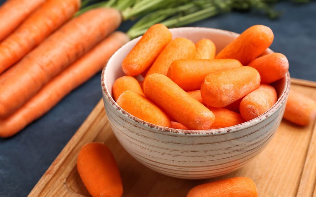 Cà rốt có nhiều vitamin A và khoáng chất