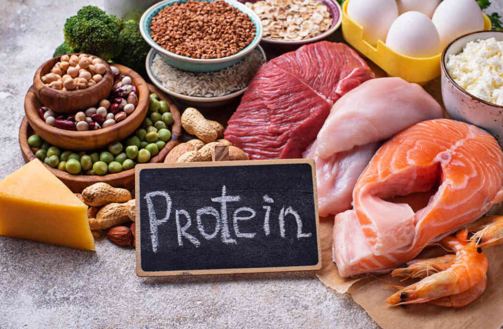 Nên xây dựng thực đơn giảm mỡ bụng đủ lượng protein cần thiết