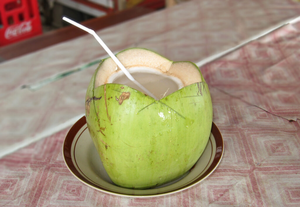 Nước quả dừa tươi chứa chấp dung lượng dưỡng chất cao