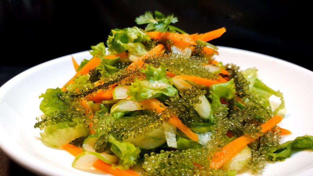 Salad rong nho với công thức giản dị và đơn giản bên trên nhà