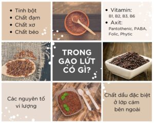 Thành phần dinh dưỡng của gạo lứt giảm cân