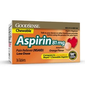 Aspirin 81 thuộc nhóm các chất chống viêm không steroid giúp giảm đau, hạ sốt và làm dịu viêm nhiễm