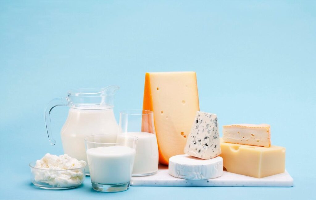 Protein có nhiều trong sữa và các sản phẩm chế biến từ sữa 
