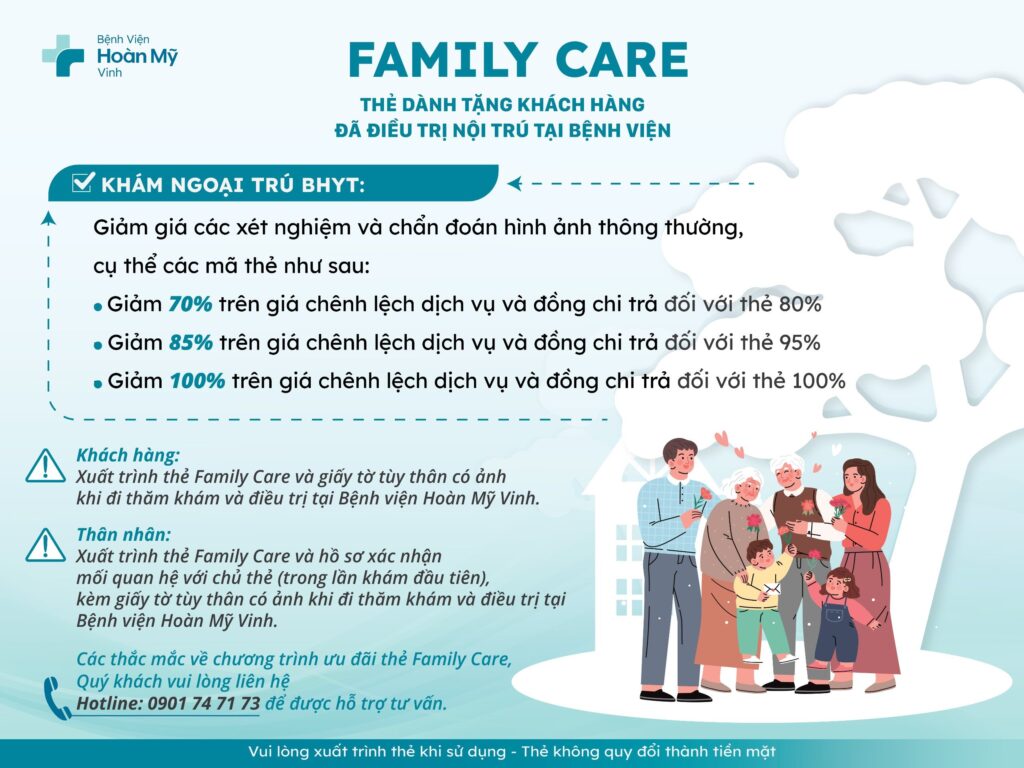 Thẻ Family Care ưu đãi ngoại trú