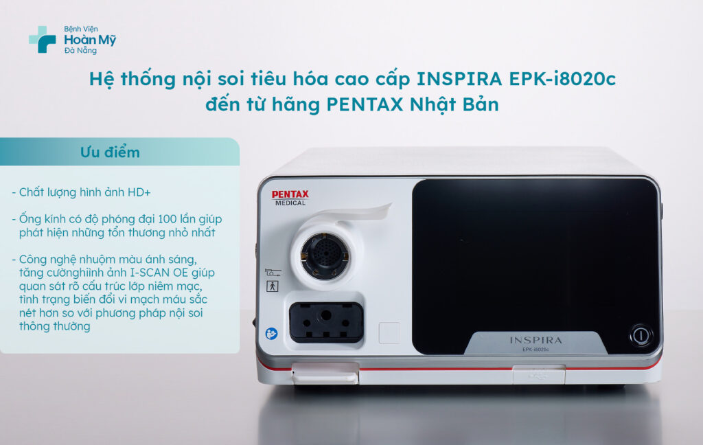 Thực hiện nội soi nhuộm màu i-SCAN OE tại BV Hoàn Mỹ Đà Nẵng