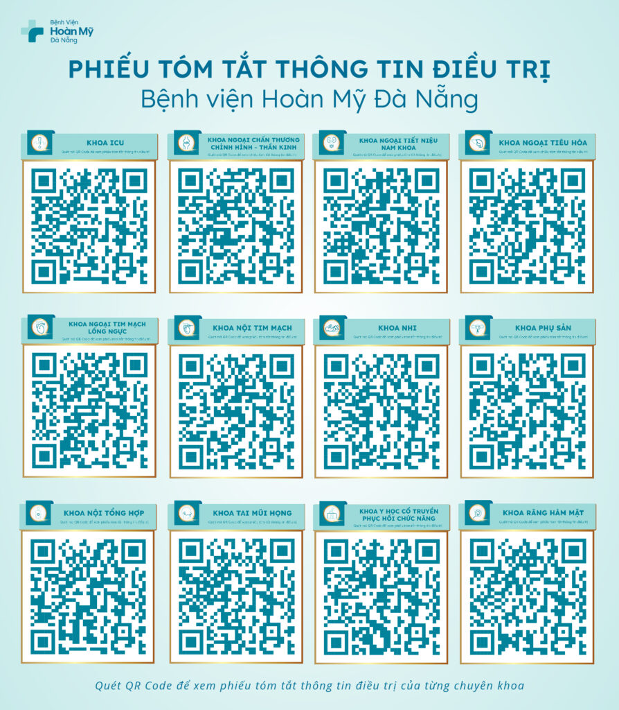 Phiếu tóm tắt thông tin điều trị cho người bệnh - Bệnh viện Hoàn Mỹ Đà Nẵng