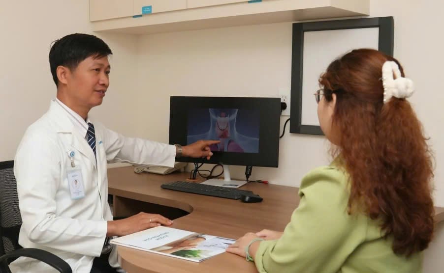 Phẫu thuật sớm ung thư tuyến giáp, bệnh nhân xuất viện chỉ sau 24 giờ