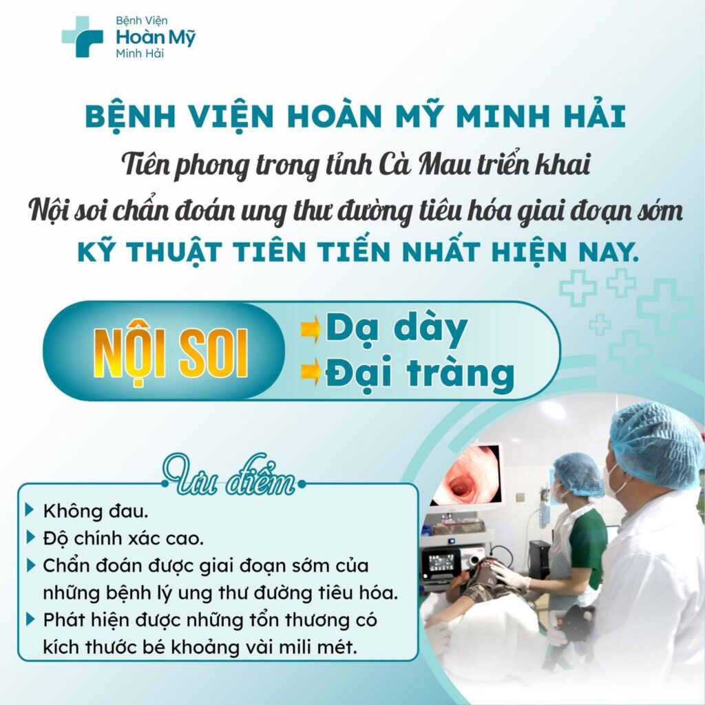 Nội soi chẩn đoán ung thư đường tiêu hóa giai đoạn sớm