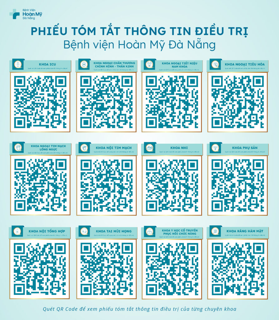 Phiếu tóm tắt thông tin điều trị cho người bệnh – Bệnh viện Hoàn Mỹ Đà Nẵng