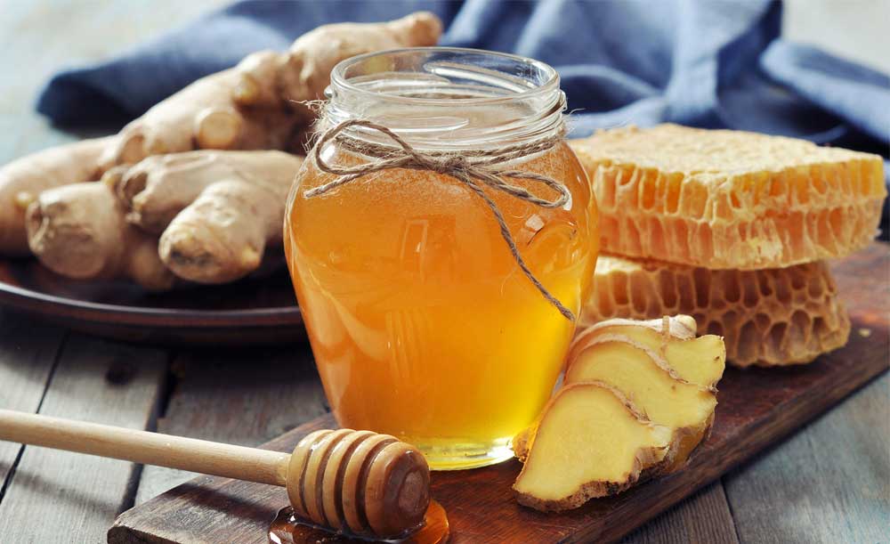 Mật ong gừng giúp trị ho hiệu quả