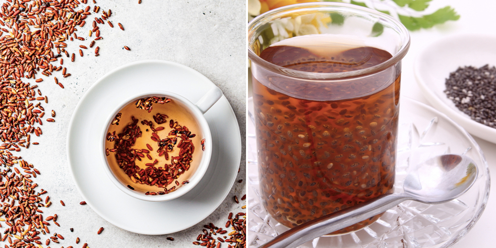 Trà gạo lứt hạt chia giảm cân hiệu quả