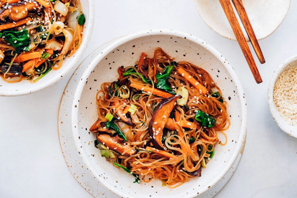 Miến xào hải sản ít calo giúp giảm cân hiệu quả