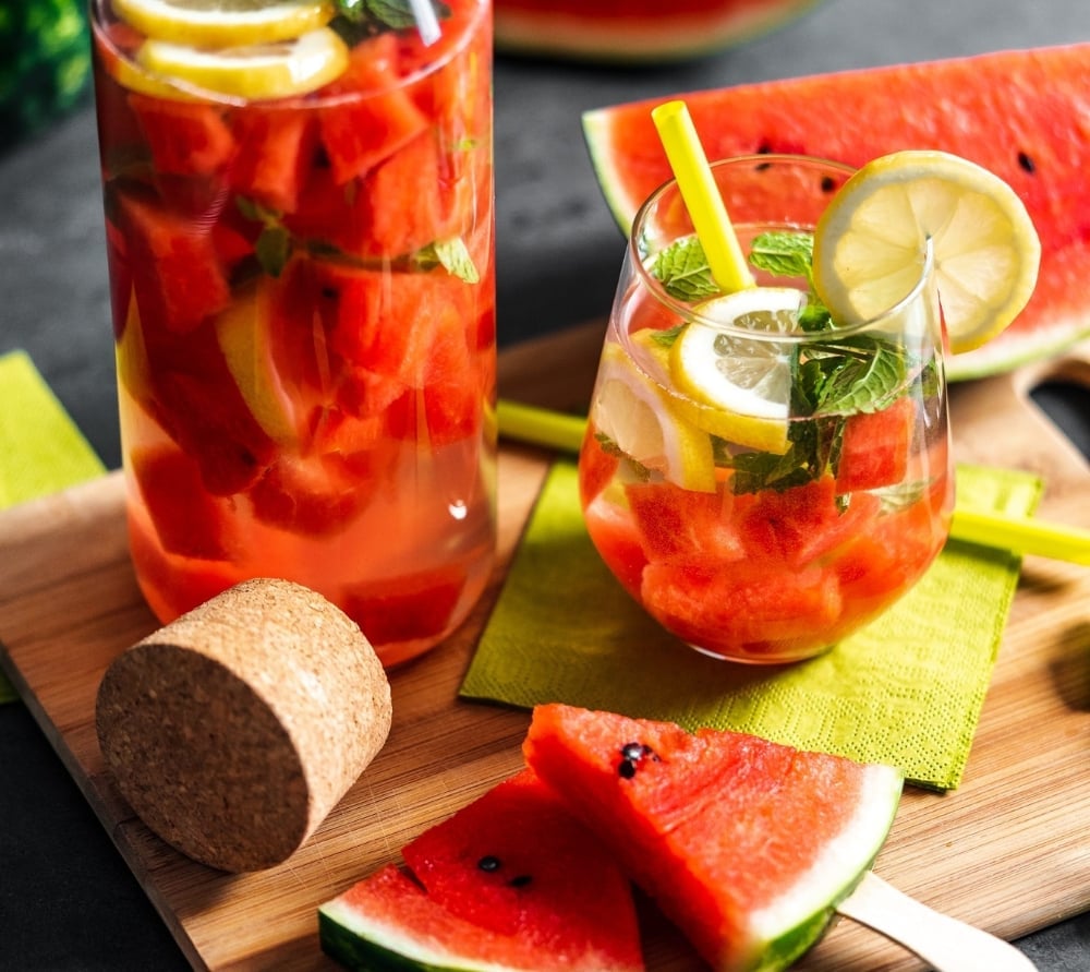 Giảm cân và giải độc cơ thể với nước detox từ dưa hấu 