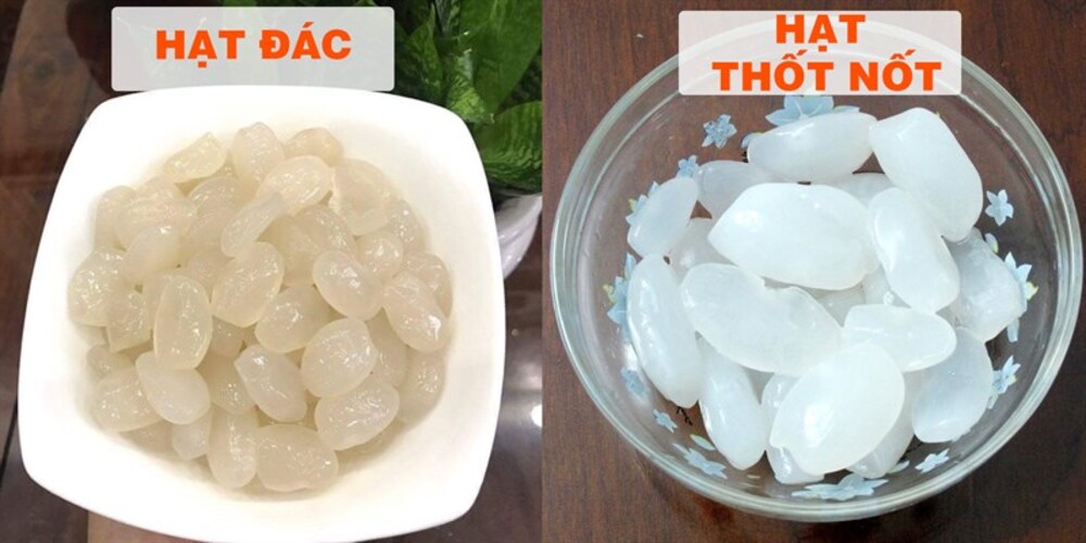 Phân biệt hạt đác và thốt nốt