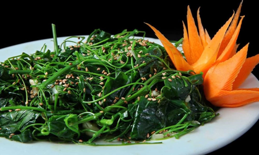 Rau tầm bóp luộc chứa nhiều chất dinh dưỡng và vô cùng thơm ngon