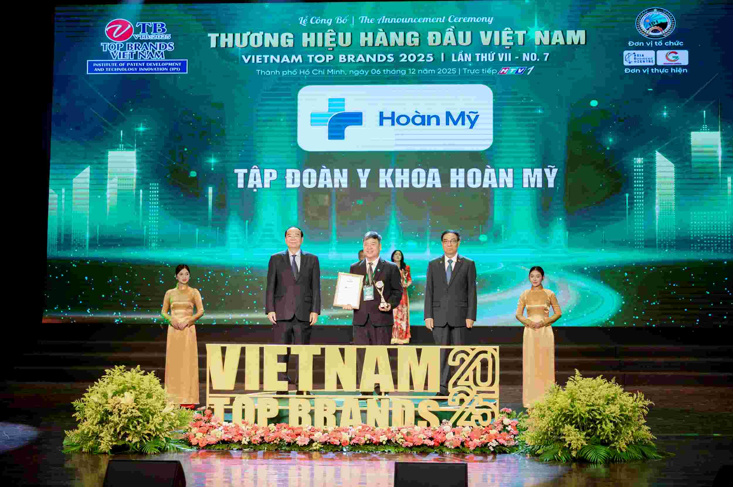 TẬP ĐOÀN Y KHOA HOÀN MỸ ĐƯỢC VINH DANH “THƯƠNG HIỆU HÀNG ĐẦU VIỆT NAM 2025”
