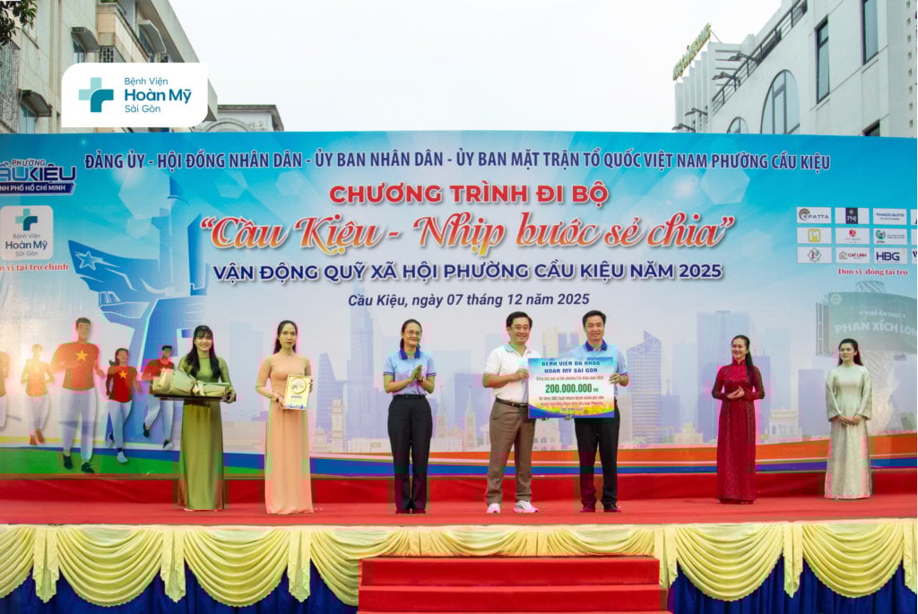 Hoan My Sai Gon Hospital Joins Hands in Caring for the Health of Cau Kieu Ward Residents
