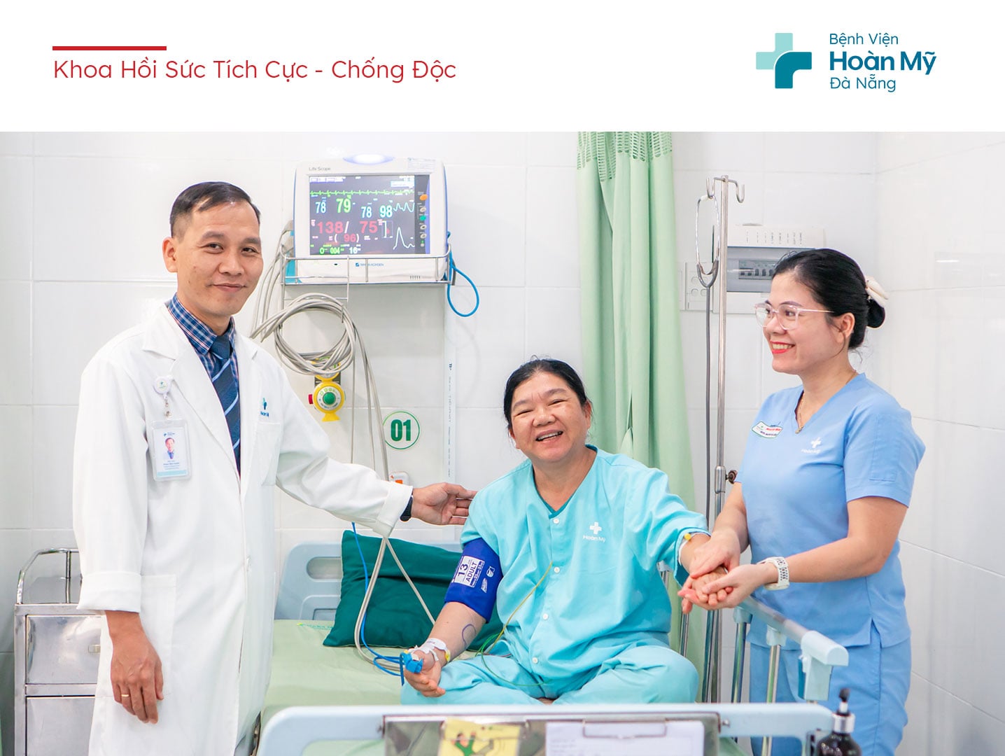 Cấp cứu đột quỵ nhồi máu não thành công nhờ can thiệp tiêu sợi huyết kịp thời tại Bệnh viện Hoàn Mỹ Đà Nẵng