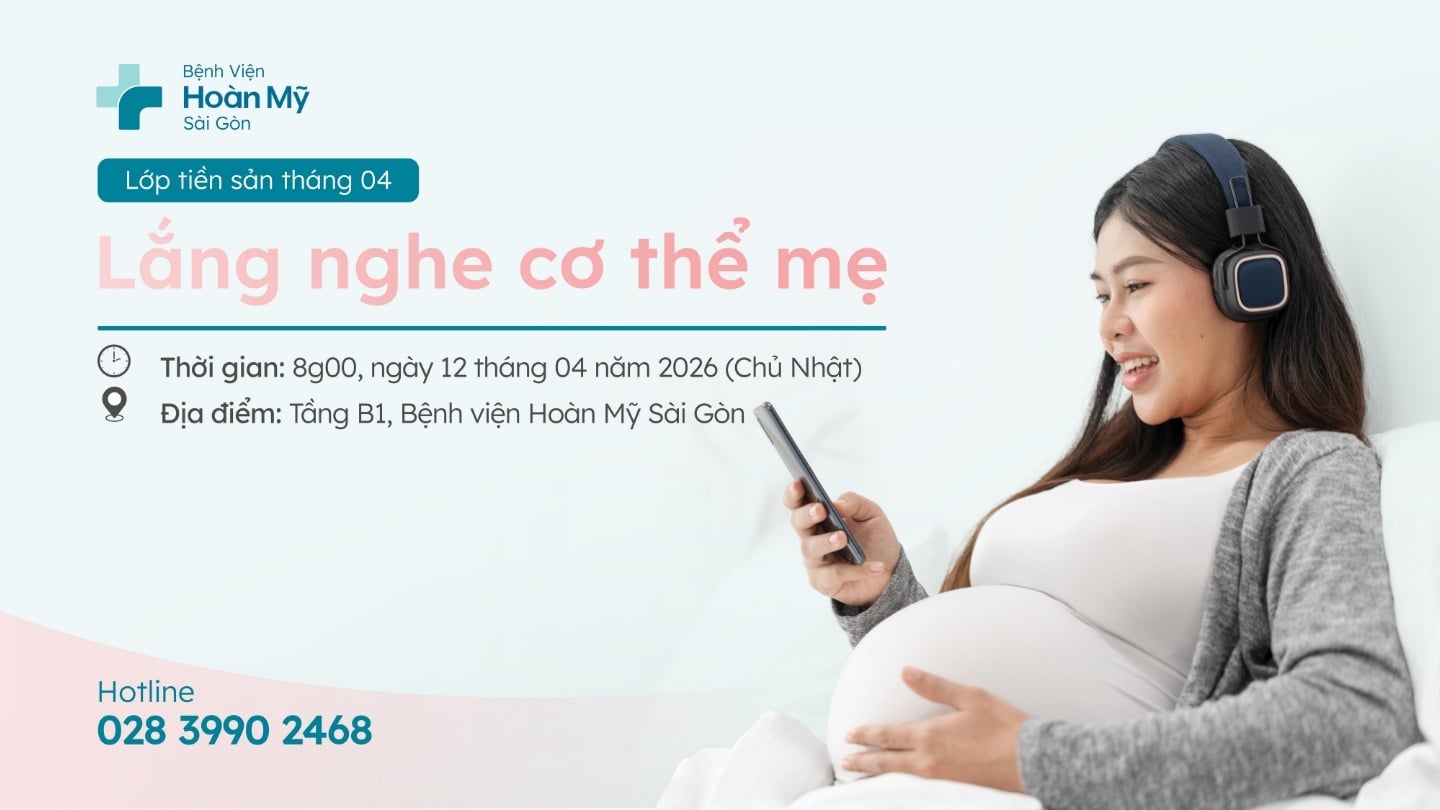 Lớp Tiền Sản tháng 04.2026: Lắng nghe cơ thể mẹ