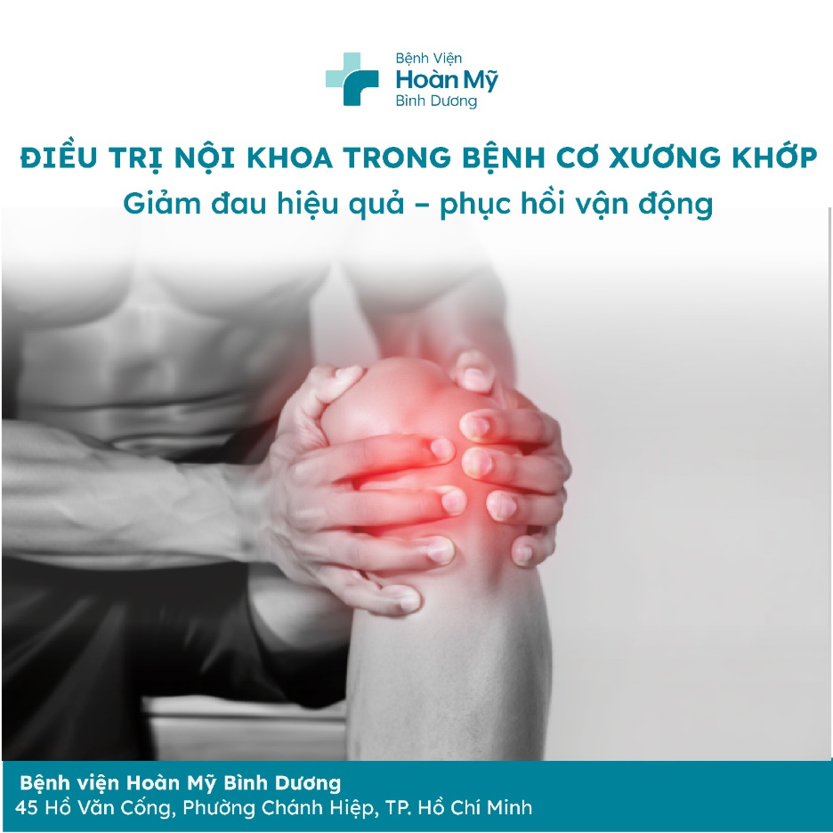 Điều trị nội khoa trong bệnh cơ xương khớp: Giảm đau hiệu quả – phục hồi vận động 